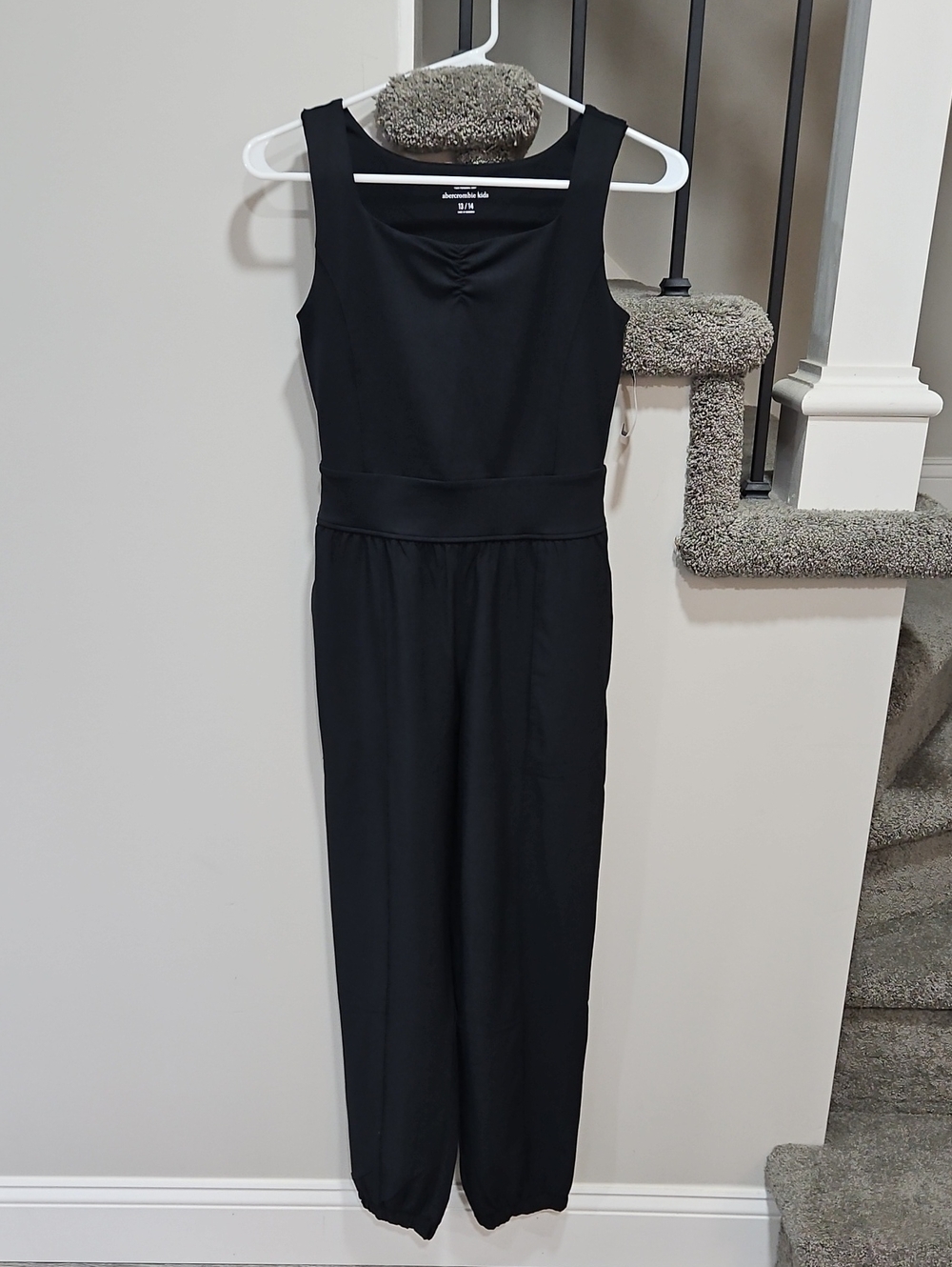 NWT! Abercrombie Kids YBR Jumpsuit Black 13/14